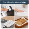LANE LINEN Kitchen Towels Set - Pack of 4 Cotton