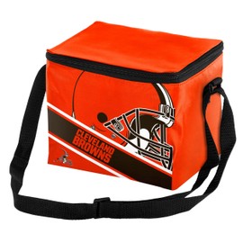 Cleveland Browns Big Logo Stripe 6 Pack Cooler
