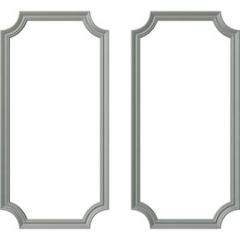 24"W x 48"H Oxford Smooth Panel Moulding Kit (Double Panel)