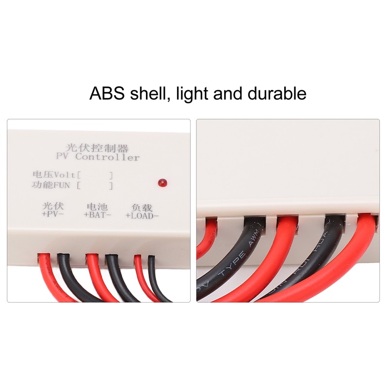 Waterproof Solar Charge Controller ABS Housing Solar Panel Battery Regulator