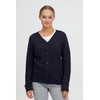 OXMO OXHelga Women's Fine Knit Cardigan Made of 100% Cotton,
