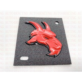 EMBLEM New Ram Head Emblem for TRX Ram 1500 Fender badge Hellcat Style Red Black