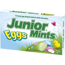 JUNIOR MINTS EGGS Limited Edition Easter Spring Candy 3.5oz Box