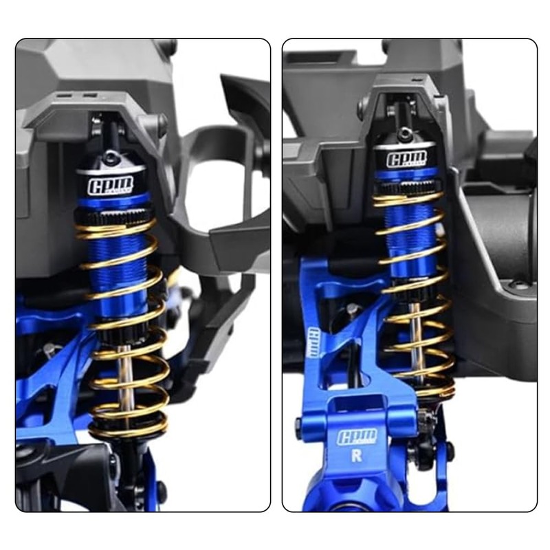 GIXCEL GPM Racing Aluminum Alloy Front & Rear 87mm Shock