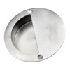 2pcs Stainless Steel Sliding Door Pull Handle Flush Recessed Circular