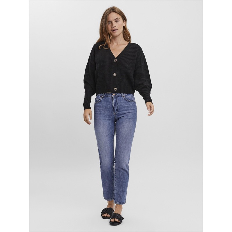 Vero Moda Women's Vmlea LS V-Neck Cuff Cardigan Noos Cardigan,