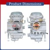 Thomletha Carburetor Carb Replacement for Suzuki Quadrunner 500 LTF500F 4X4