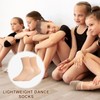Risipu 6 Pairs Ballet Socks for Girls,Thin Seamless Silk Without