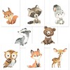 CreativeRobin Cute Baby Forest Animals Children's Poster DIN A4 Nursery