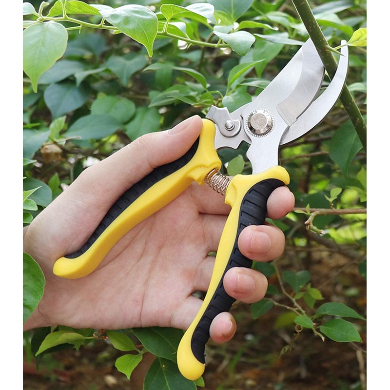 Pruning Shears Garden Scissors Patch Ergonomic Grip Lightweight Hand Garden