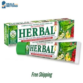 Al Riyan Herbal Toothpaste 5-in-1 Natural, Al Riyan, Fluorid