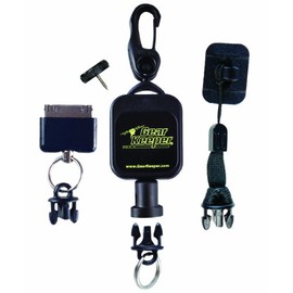 Hammerhead Industries Gear Keeper Smartphone Retractor RT5-5470 – Features Heavy-Duty Multiple Mount-Snap Clip/Threaded Stud with Q/CI Lanyard - Made in USA