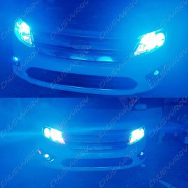 CHUSYYRAY For 2016-2018 Dodge RAM 1500 2500 3500 Led Headlight Hi/Lo+Fog light 8000K Bulbs