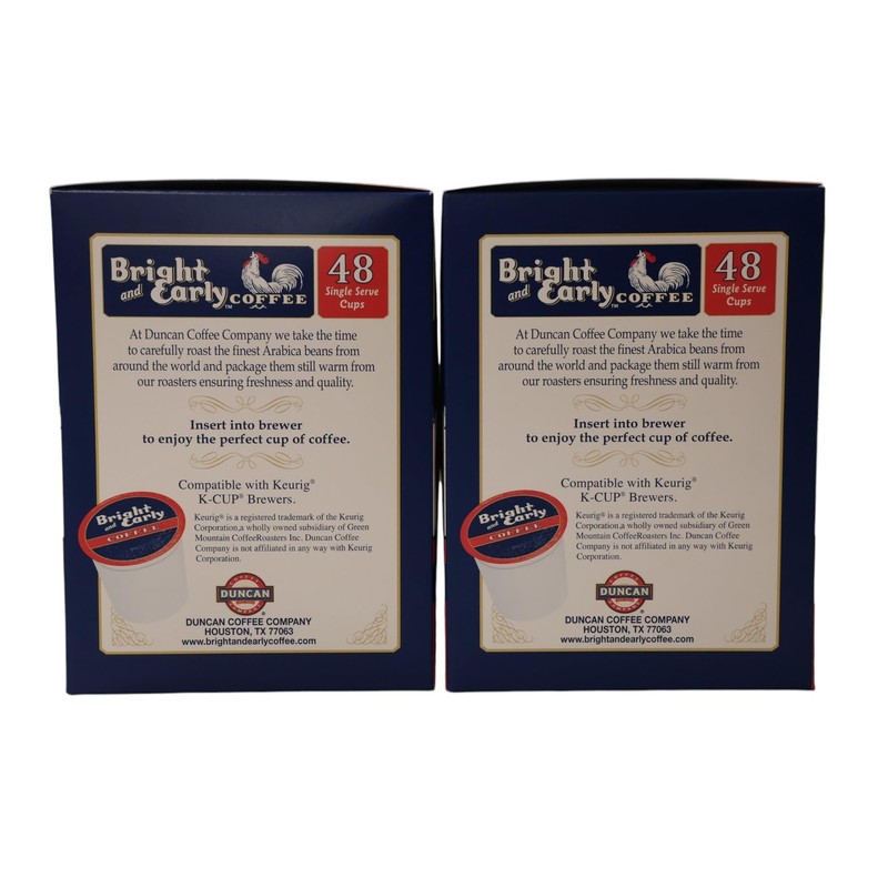 Bright and Early Coffees 1918 Blend K-Cups, Medium Roast, 96