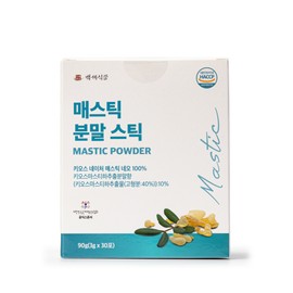 Baekse Food Mastic Powder Stick 3gx30 sachets 3+1 box / 백세식품 매스틱분말 스틱 3gx30포 3+1박스