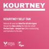 KOURTNEY Instant Self-Tan Mousse - Sunless Tanning Foam for Natural-Looking