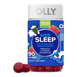 Olly Kids Sleep 90 Gomitas Melatonina Niños Premium Eg M32 Sabor Frambuesa