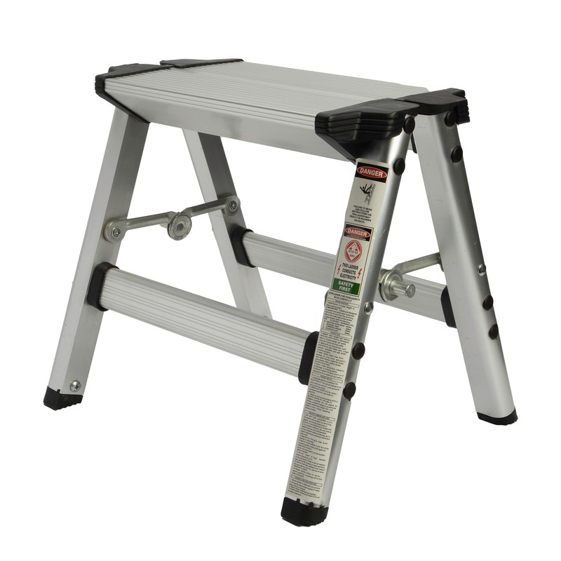 Quick Products QP-FOSS Slim-Profile Easy Folding One-Step Stool - 200
