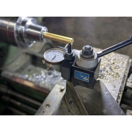 Kyle Lucy Designs Indicator Holder for AXA Lathe Quick Change Toolpost | For 3/8" Dial Indicators
