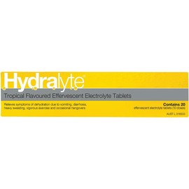 Hydralyte Electrolyte Effervescent Tab (Tropical Flavour) X 20