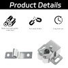 6Pcs Cupboard Latch, Strong Hold Roller Catch Hardware, Double Roller