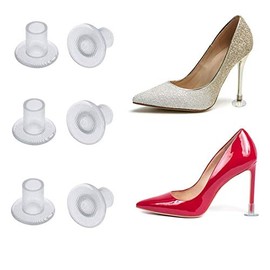 LASSUM 3 Pairs Heel Stoppers High Heel Protectors for Wedding or Outdoor Events