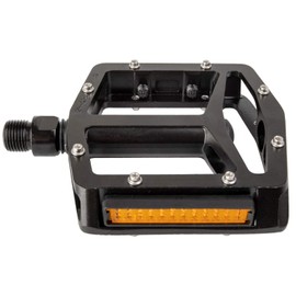 M-Wave Unisex Adult Steady Flat 3 Bicycle Pedal, Black, Tread Size: 93 x 97 mm