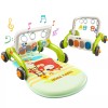Cute Stone Baby Gym Play Mat with Piano Toddlers Learning
