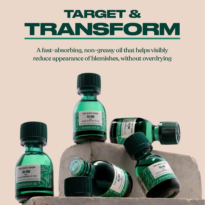 The Body Shop Tea Tree Oil, 0.33 Fl Oz (Vegan)