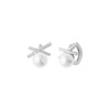 Gold&Deer 14K GF Grace pearl drop one-touch earrings yellow gold