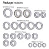 RC Bearing Kit,Alloy Steel Ball Bearing Set, High-Speed Sealed Bearing