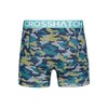Crosshatch Men's LINAMO Boxer Shorts, Teal, M