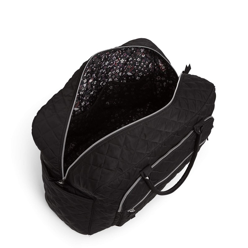 Vera Bradley Women's Performance Twill Grand Weekender Travel Bag, Black,