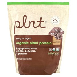 Organic Plant Protein Powder a" Chocolate a" 2.65 lbs./30 Servings