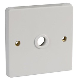 BPSCA 4075 1G Flush Cable Outlet MLD White