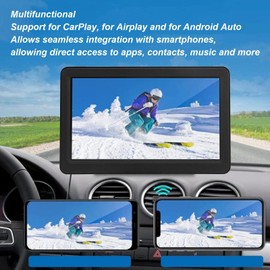 Xiuganpo 7 Inch HD Touch Screen Car GPS Navigator, Wireless GPS Navigation System for Auto, 5G Dual WiFi Portable GPS Vehicles
