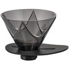 Hario V60 Mugen Coffee Dripper Size 02, Clear Black
