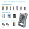Dlyfull Universal Battery Tester with LCD Display, Multi Purpose Small