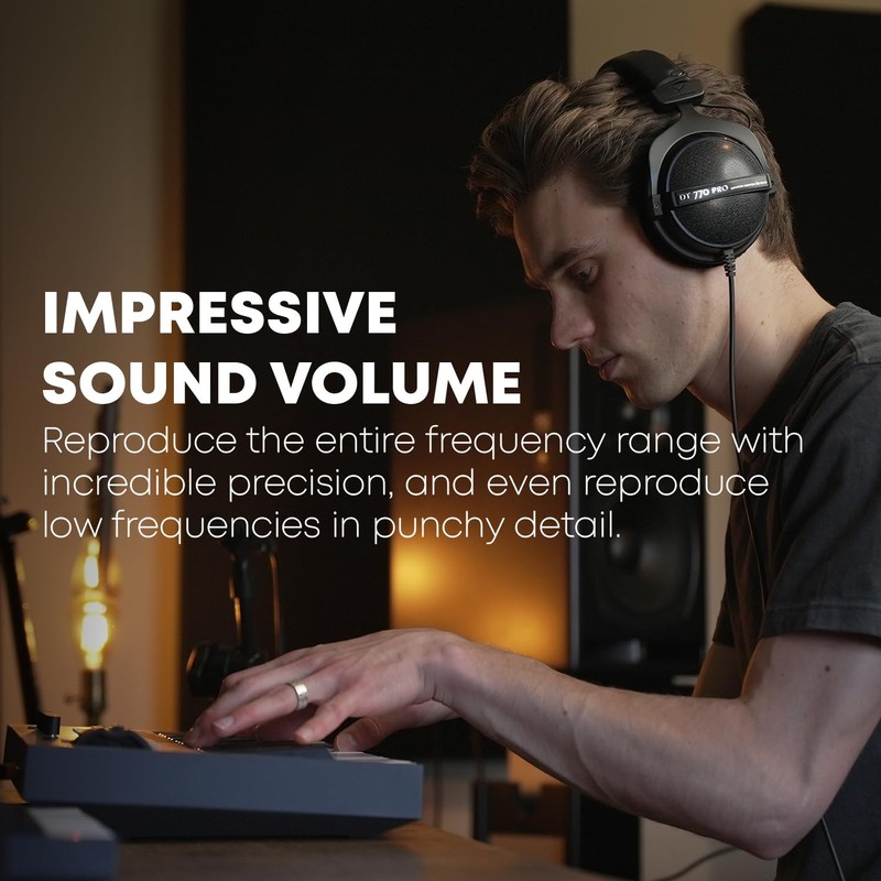 beyerdynamic DT 770 Pro 80 Limited Edition Headphones, Black