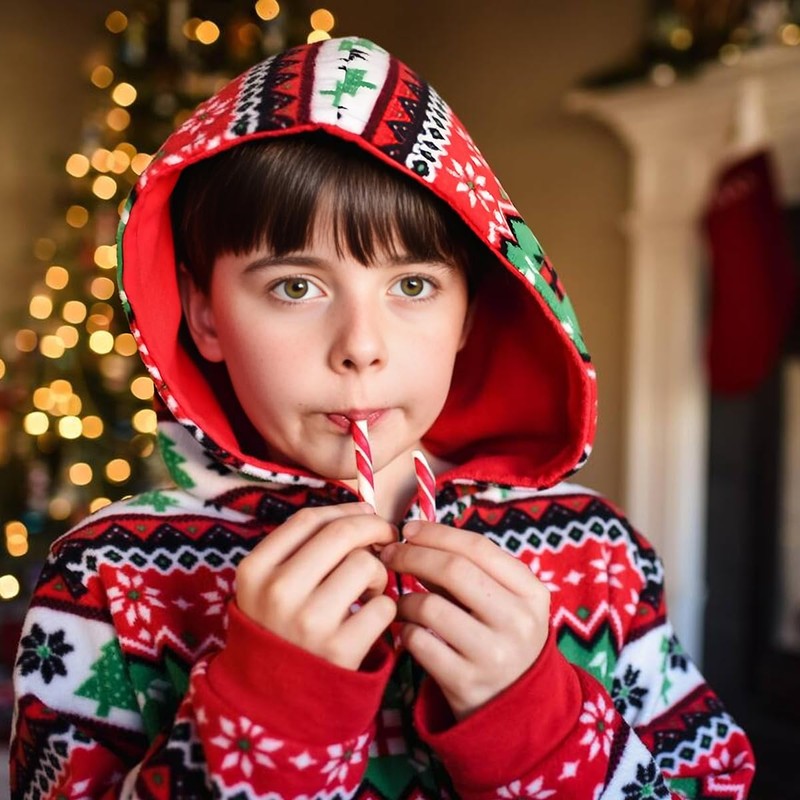 Christmas Candy Canes Tutti Frutti, Blue/White Peppermint, Red and White