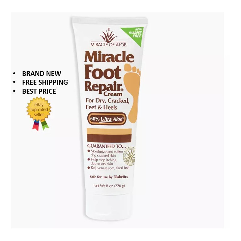 Miracle Foot Repair Cream, 8 oz PACK of 2!!