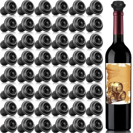 Tapón de vino resellable para bomba de vino, tapón de vacío, tapón de vino, reutilizable, tapones de vacío, prácticos tapones para el hogar, suministros de cocina, herramientas para botellas de vino (48)