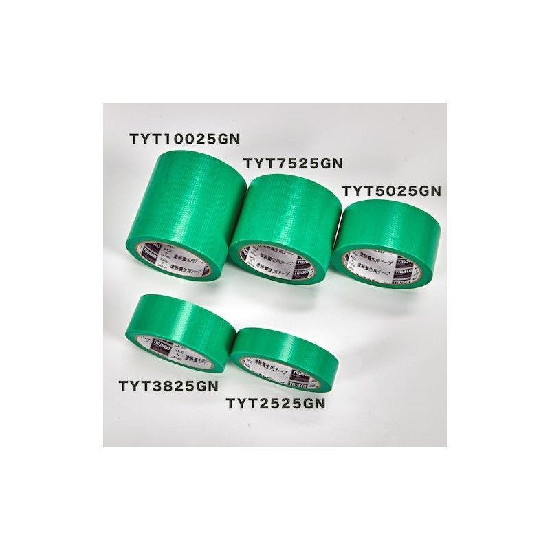 TRUSCO TYT3825-GN Paint Curing Tape, Green, 38X25