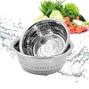 Spillbox Stainless Steel Colander | Strainer | Sieve with Pudding