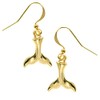 Whale Tail Earrings 3D by Cape Cod Jewelry-CCJ