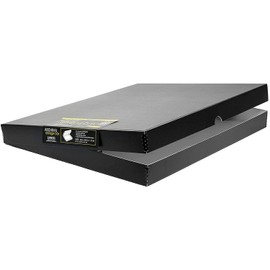 Lineco 16x20 Black Clamshell Archival Folio Storage Box, 1.75" Deep. Acid-Free with Metal Edge. Preserves Picture Longevity, Organize Photos or Documents, Crafts, DIY