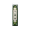 Hand-Painted Jacho Green Number Tiles Option of Metal Filigree Frames