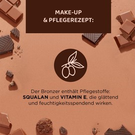 Eveline Cosmetics Choco Glamour Cream Bronzer with Squalane and Vitamin E for Contouring and Hydration