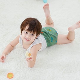 Heekcaa Potty Training Pants for Boys Girls，6 Packs Reusable Baby Toddler Training Pants Soft Washable, 2-6 Years (as8, age, 3_years, regular, Blue)