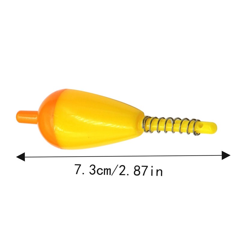 Spring Bobbers | Float Fishing Gear,Spring Oval Fishing Floats, Bright
